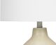 Monarch Specialties Inc. 24"H Beige Concrete Table Lamp-2