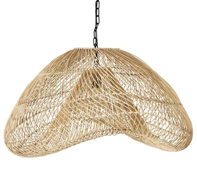 YHD Bramo 1-Light Rattan Pendant-2