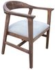 International Furniture Direct Sahara Caramel/Gray Upholstered Arm Chair-0