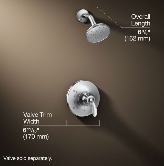 KOHLER® Bellera® Rite-Temp® Polished Chrome 1.75 GPM Shower Trim Kit-2