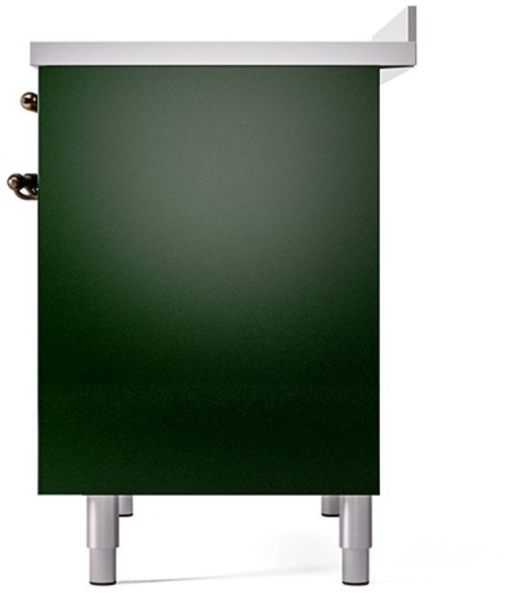 Ilve® Nostalgie II Series 40" Emerald Green Pro Style Induction Range-3