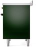 Ilve® Nostalgie II Series 40" Emerald Green Pro Style Induction Range-3