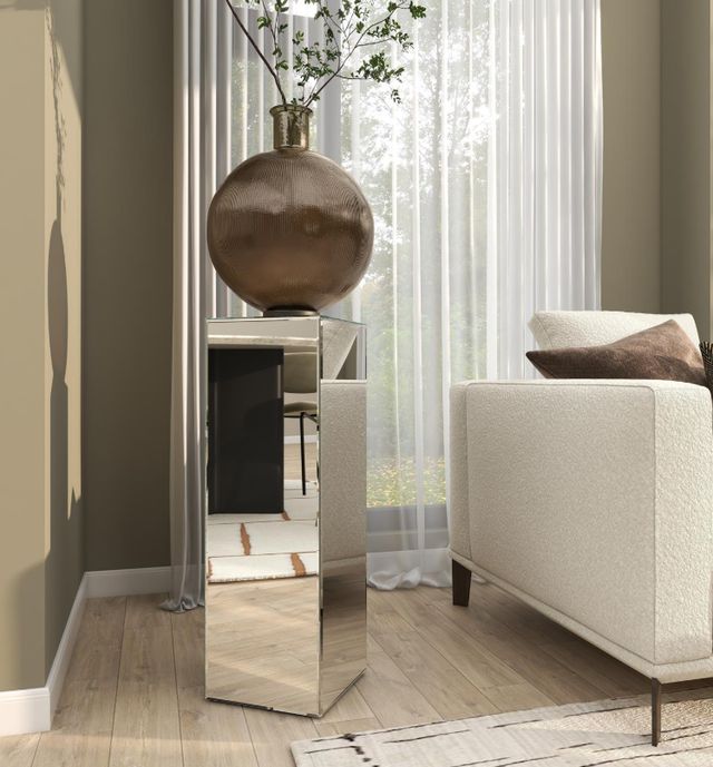 Deco Marche U Select Silver 30" Accent Table-4