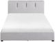 Homelegance® Aitana Gray Queen Platform Panel Bed-2