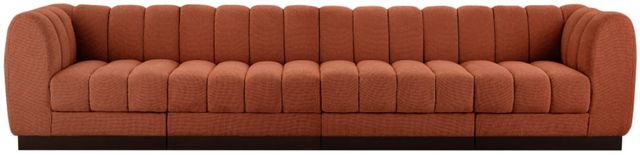 Meridian Furniture Quinn 4-Piece Cognac Modular Sofa-1