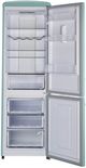 Unique® Appliances Classic Retro 12 Cu. Ft. Ocean Mist Turquoise Counter Depth Bottom Freezer Refrigerator-3