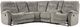 Parker House® Cooper 6-Piece Shadow Natural Manual Reclining L-Shape Sectional-4