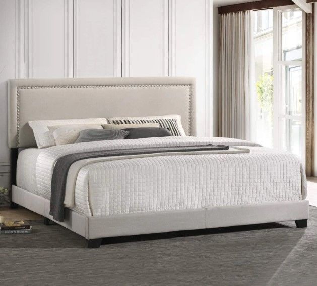 Intercon Zion Fog King Upholstered Bed-1