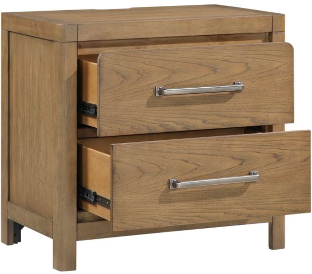 Homelegance® Charlotte Light Brown Nightstand-3