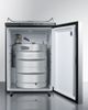 Summit® 5.6 Cu. Ft. Stainless Steel Beer Cooler/Kegerator-3