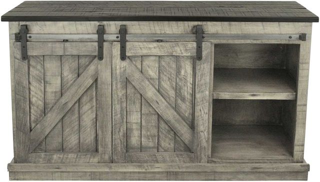 American Heartland Manufacturing Rustic Two-Tone 57" Quaint TV Stand-3