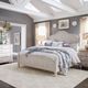 Liberty Furniture Farmhouse Reimagined 4-Piece Antique White/Chestnut Queen Poster Bedroom Set-1
