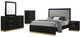Coaster® Caraway 5-Piece Black California King Bedroom Set-0