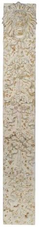 A & B Home Gold/White Lion Knocker Sculptural Accent-0