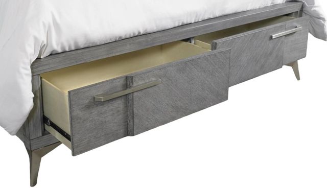 Bernards Aries Gray King Storage Panel Bed-1