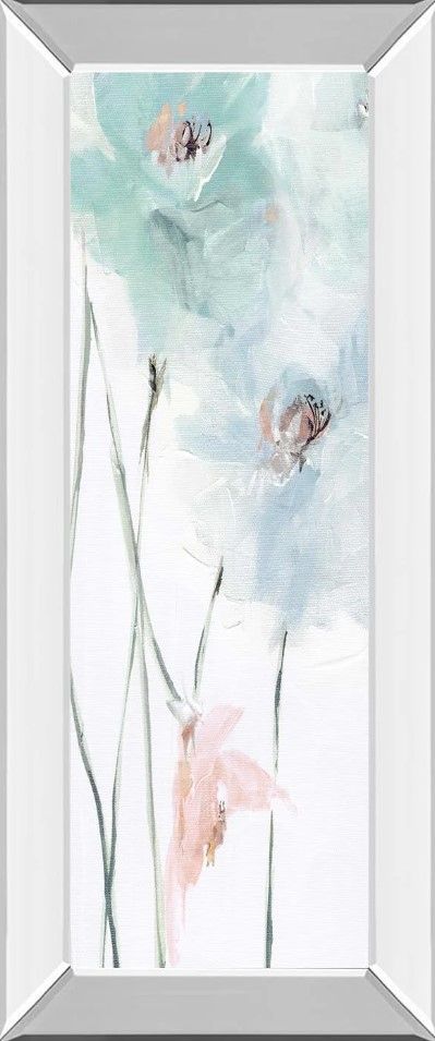 Classy Art Spring Poppies I by Susan Pepea Mirror Framed Wall Art-1