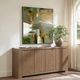 Classic Home Bristol Cafe Brown 4-Door Cabinet-1