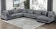 Homelegance® Traverse 6-Piece Gray U-Shape Modular Sectional with Reversible Chaise-1