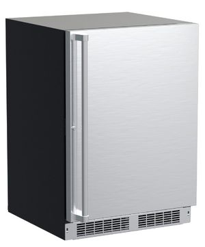 Front view of the Marvel Professional 5.5 Cu. Ft. Stainless Steel Under the Counter Refrigerator