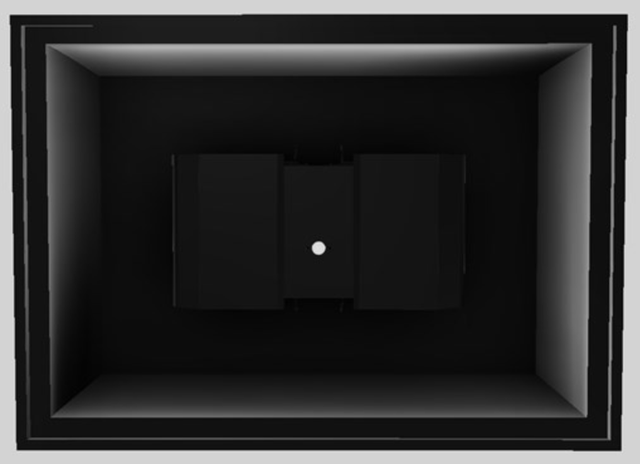 Vent-A-Hood® Designer Series 42" Black Island Range Hood-2