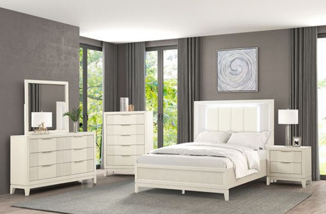 Furniture of America® Isadore Antique White Dresser-1