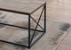 Monarch Specialties Inc. 3 Piece Dark Taupe with Black Metal Table Set-3