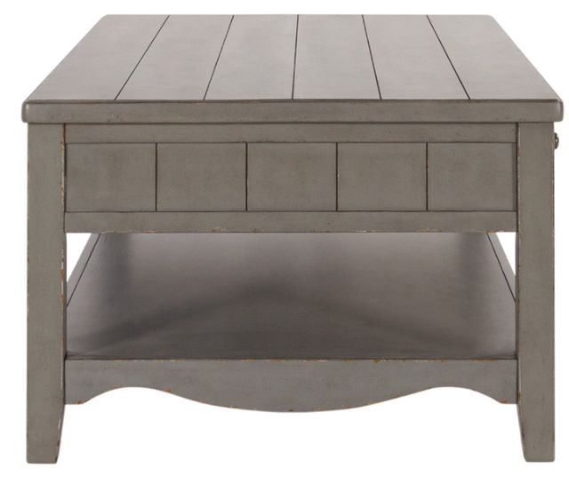 Signature Design by Ashley® Charina Antique Gray Cocktail Table-3
