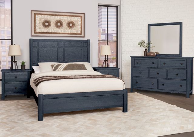 Artisan & Post by Vaughan-Bassett Customizable 126 Custom Express Queen Panel Architectural Bed-1