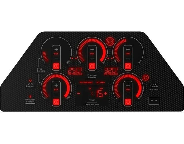 GE Profile™ 36" Black Electric Cooktop-3