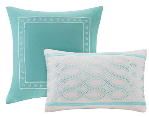 Olliix by Intelligent Design Senna Aqua Twin/Twin XL Comforter Set-1