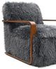 Furniture of America® Elardo Charcoal Gray Accent Chair-4