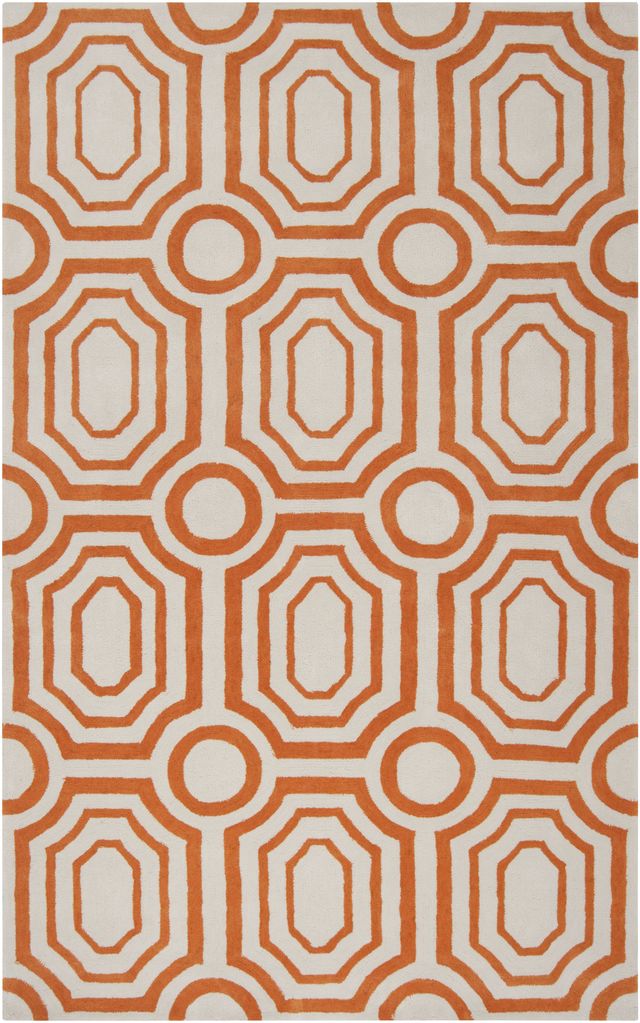 Surya Hudson Park Orange 8'x10' Area Rug-0