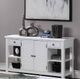 ECI Furniture Bianca White Sofa Table-0