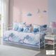 Olliix by Urban Habitat Kids Cloud 6 Piece Cotton Reversible Blue Daybed Set-1