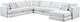 The Mix Customizable Finley 4-Piece Sectional with Chaise-0