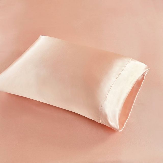 Olliix by Madison Park Essentials 6-Piece Blush King Satin Wrinkle-Free Luxurious Sheet Set-2