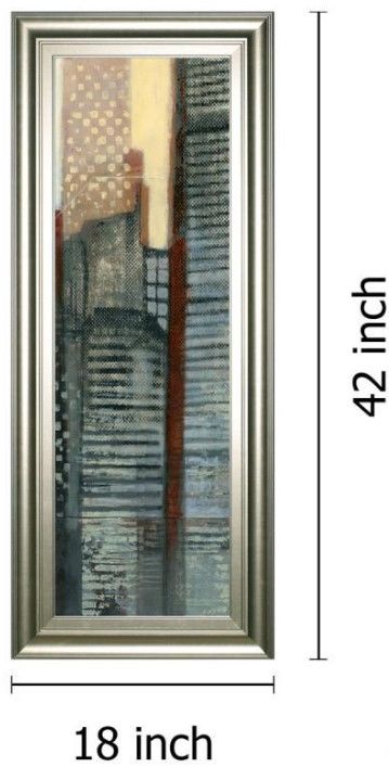 Classy Living Norman Wyatt Urban Landscape V 18" Wall Art-2