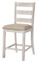 Signature Design by Ashley® Skempton 3 Piece White/Light Brown Counter Height Dining Set-2