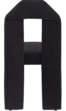 Meridian Furniture Bennett Black Chenille Dining Chair-3