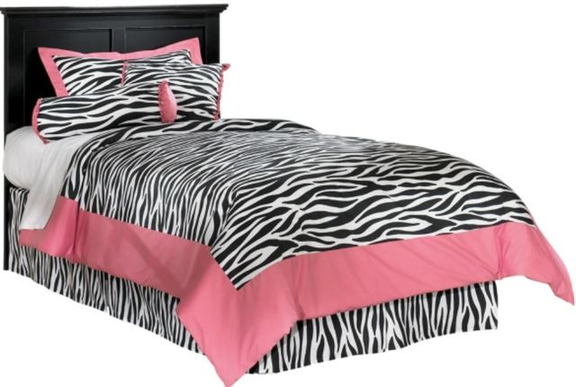 Signature Design by Ashley® Maribel 5-Piece Black Twin Panel Headboard Bedroom Set-1