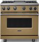 Viking® 7 Series 36" Golden Hour Pro Style Liquid Propane Gas Range with Griddle-0