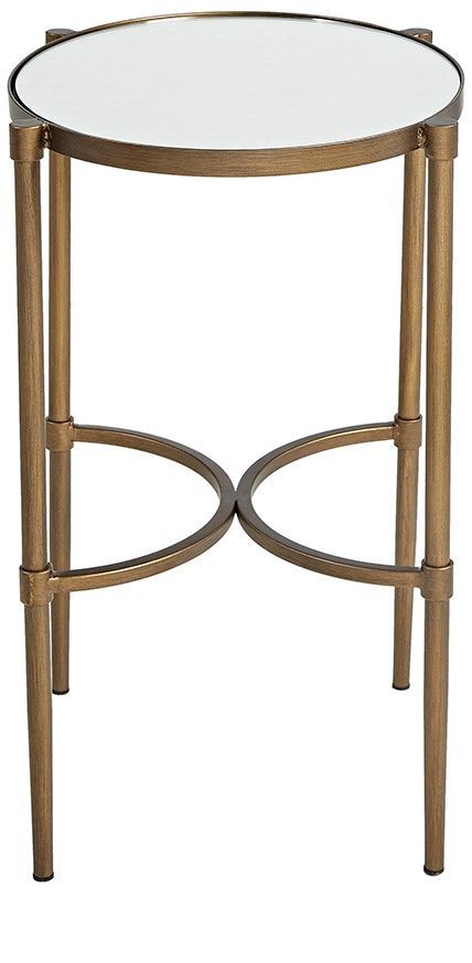 Olliix by Martha Stewart Antique Bronze Lia Oval Accent Table-0