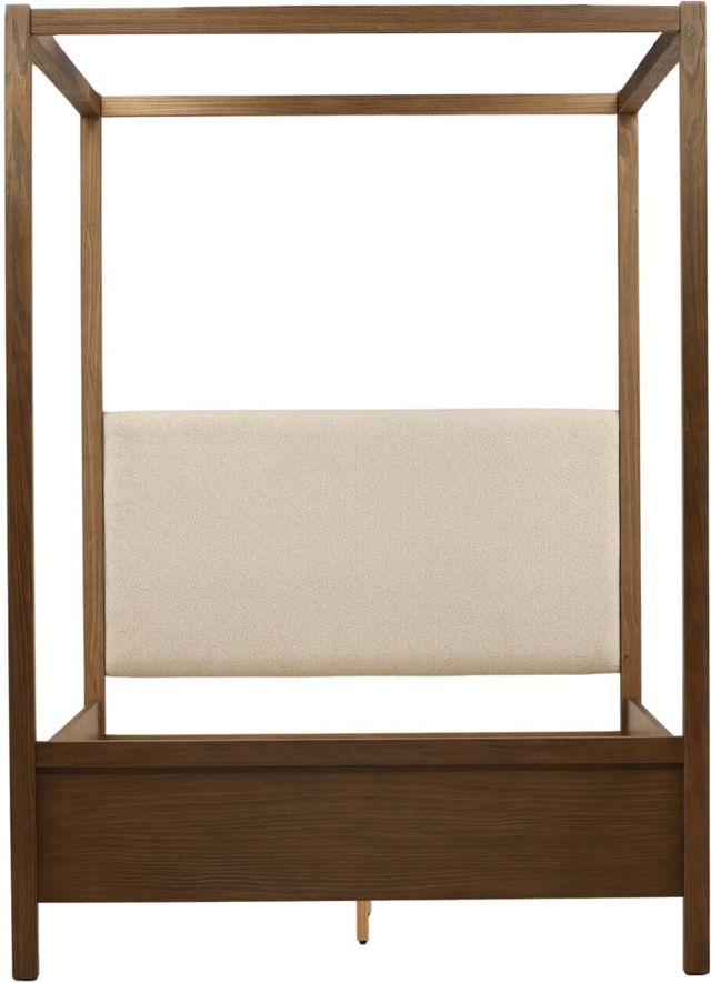Dovetail Furniture Emmalyn Dark Brown Queen Canopy Bed-2