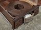 A-America® Sun Valley Rustic Timber California King Rotating Storage Bed-2