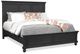 aspenhome® Oxford Rubbed Black Queen Panel Bed-0