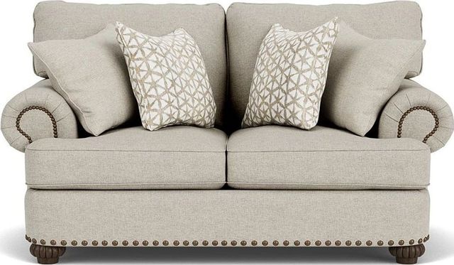 Flexsteel® Patterson Silver Driftwood Loveseat-1