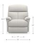 La-Z-Boy® Reed Stone Power Wall Recliner with Headrest-5