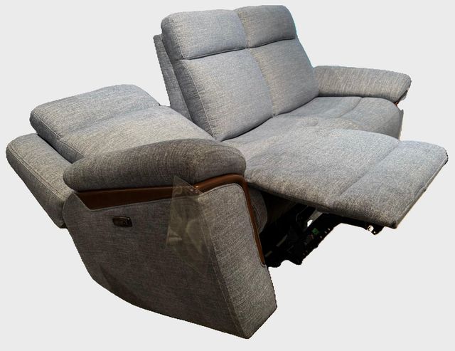 Power Reclining Navy Sofa-3
