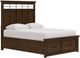 Signature Design by Ashley® Taffenbrook Medium Brown Queen Storage Panel Bed-1