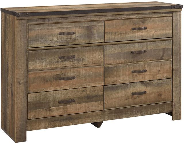 Signature Design by Ashley® Trinell 4-Piece Brown Full Bookcase Headboard Bedroom Set-2